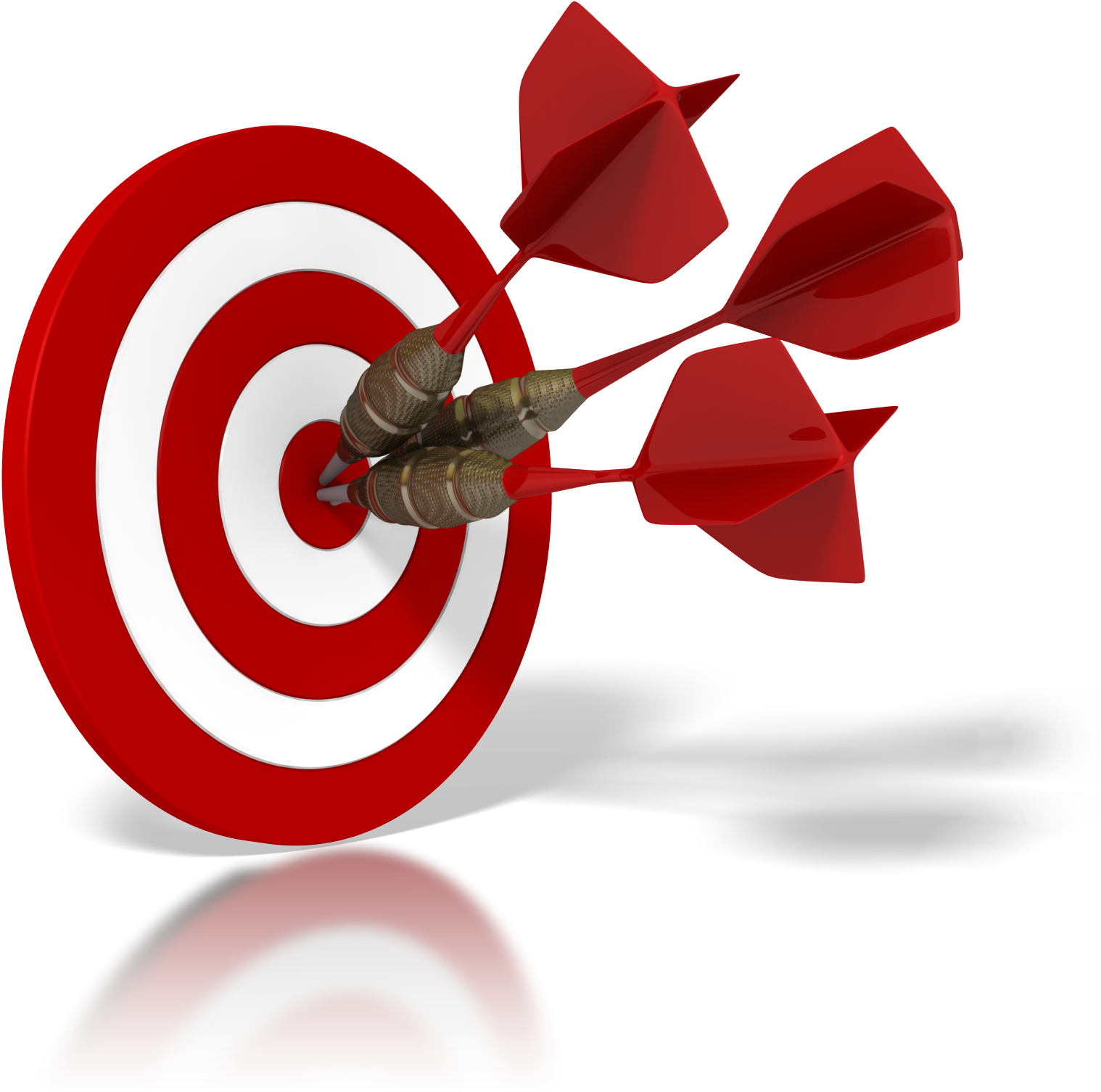 Vector Freeuse Bullseye Clipart Mod - Goals Transparent Background (1600x1600), Png Download