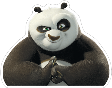 Viber Sticker «dreamworks' Kung Fu Panda» - Kung Fu Panda Png (490x317), Png Download