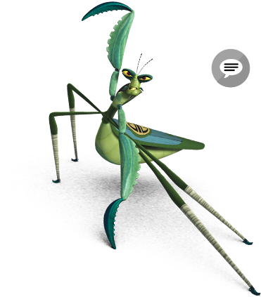 Mantis - Kung Fu Panda 2 Mantis (400x560), Png Download