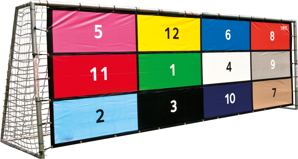 Hart Soccer Goal Target Wall Numbered (1000x1000), Png Download