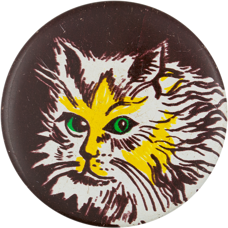 Yellow Cat With Green Eyes - Tabby Cat (1000x987), Png Download
