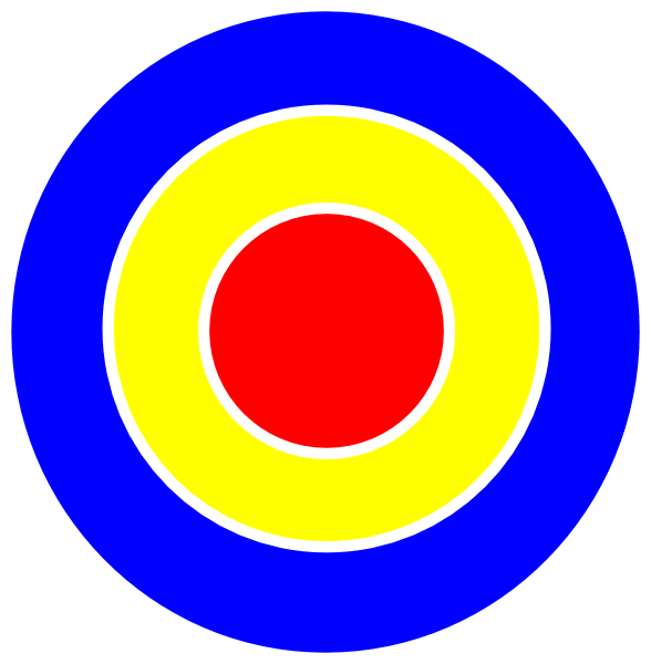 Ring Bulls Eye Clip Art - Bulls Eye Clip Art (588x600), Png Download