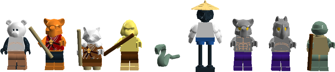 Lego Kung Fu Panda - Kung Fu Panda Lego Sets (1120x587), Png Download