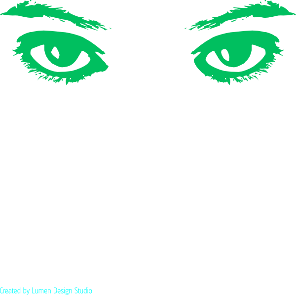 How To Set Use Green Eyes Clipart (600x598), Png Download