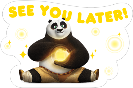Download Transparent Viber Sticker «kung Fu Panda 3» - Dreamworks Kung