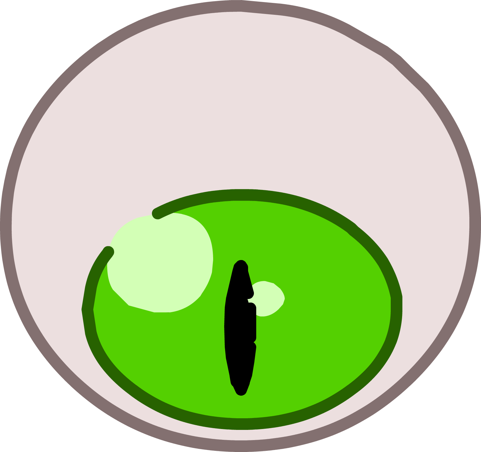 Goblin Eye Icon - Circle (1652x1554), Png Download