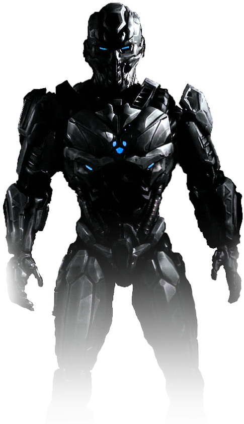 The Only Machine That Gives Ultron A Run For His Dime - Mortal Kombat X Triborg Png (485x842), Png Download