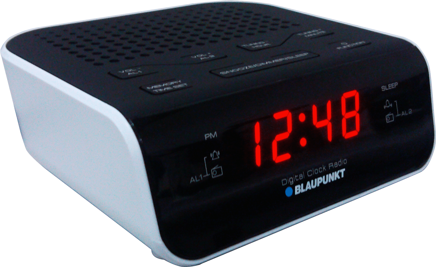 Blaupunkt Clock Radio - Digital Clock Transparent Background (1872x1163), Png Download