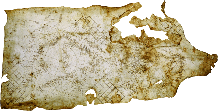 Carta Pisana - Carta Pisana 1275 (900x472), Png Download