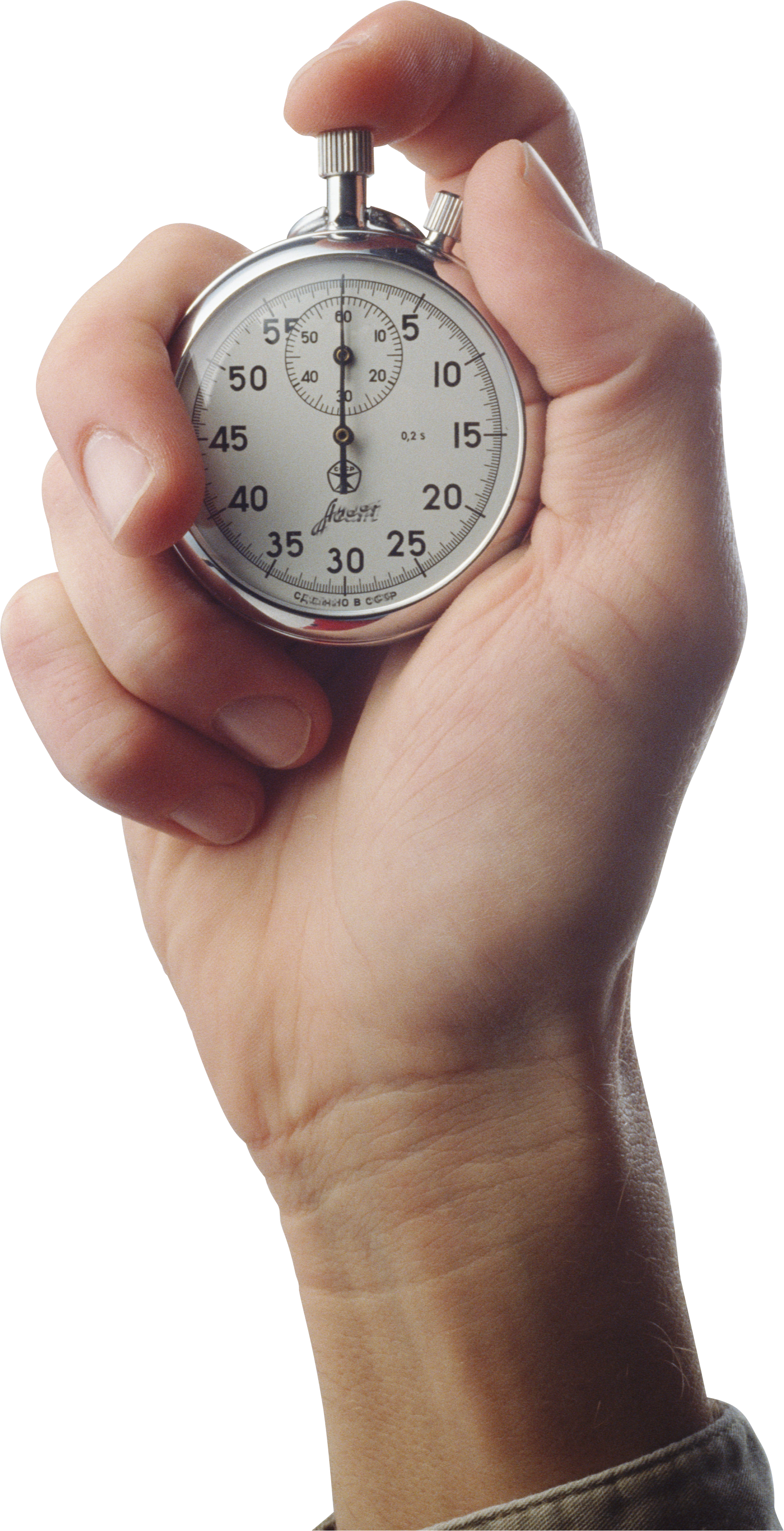 Stopwatch In Hand Png Image - Hand Stopwatch Png (1636x3194), Png Download