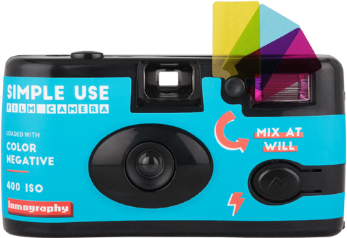 Color - Lomography Simple Use Film Camera - Color Negative (510x360), Png Download