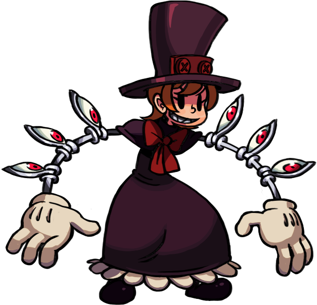 Skullgirls - Peacock - Peacock Skullgirls Png (706x678), Png Download