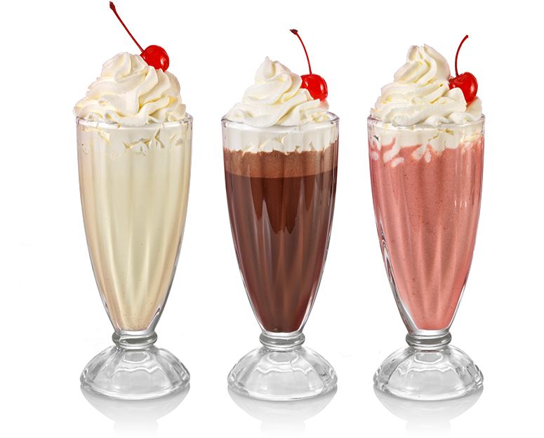 Milkshake Drawing Diner - Ice Cream Shakes Png (1164x745), Png Download