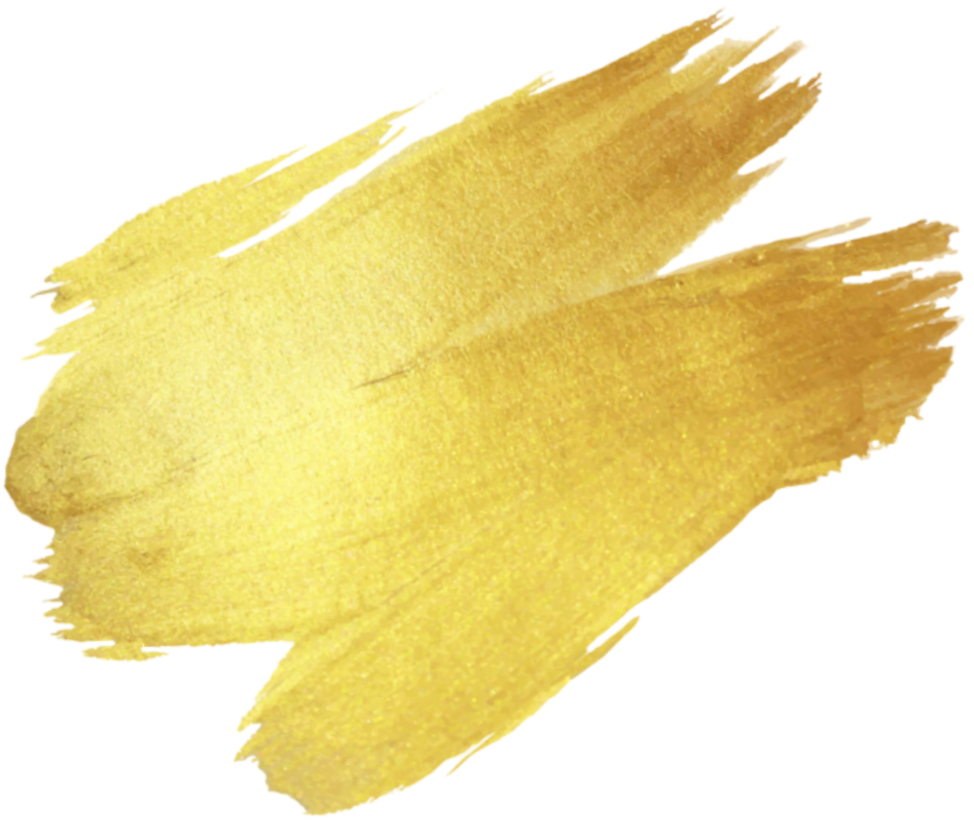 Brush Brushes Gold Color Yellow Yellowcolour Ftesticker (1000x827), Png Download
