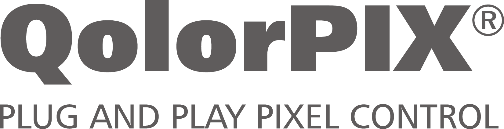 Qolorpix Plug & Play Pixel Control Logo - Logo (1651x424), Png Download