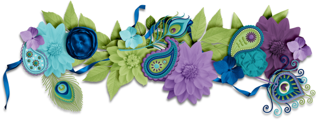 Photo Blog Peacock Largedividerunderheader1 Zpsf4da32e3 - Garden Roses (650x306), Png Download