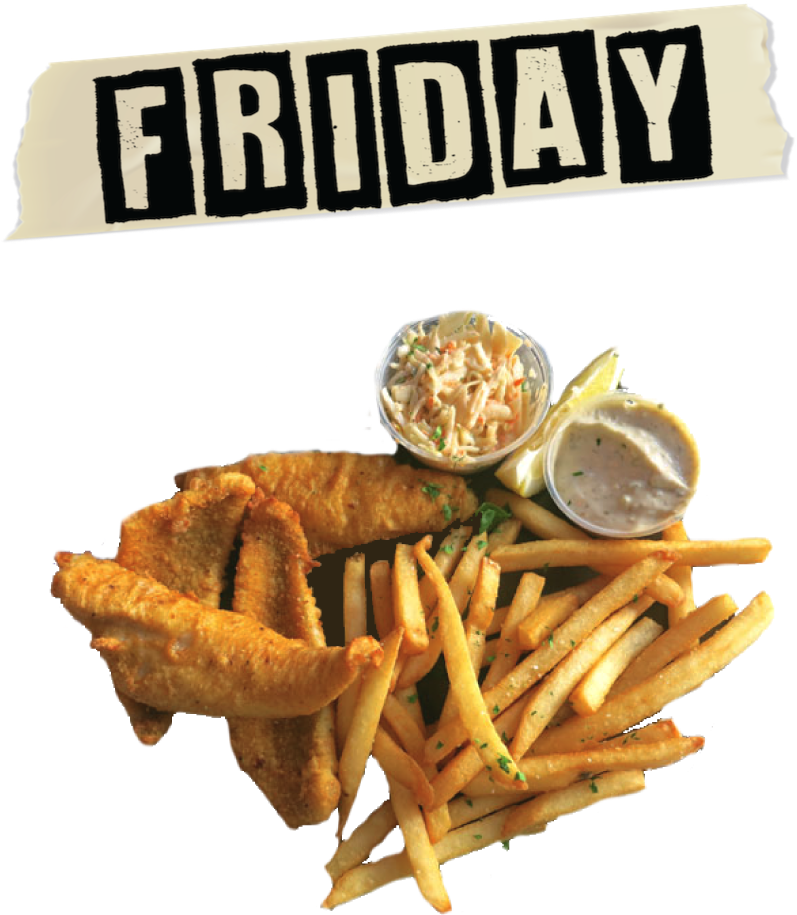 Fryday Fish Fry - Fish And Chips (801x1001), Png Download