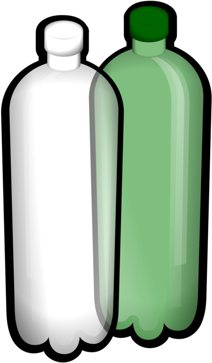 Plastic Bottles Clipart Botol - Plastic Bottles Clip Art (420x720), Png Download