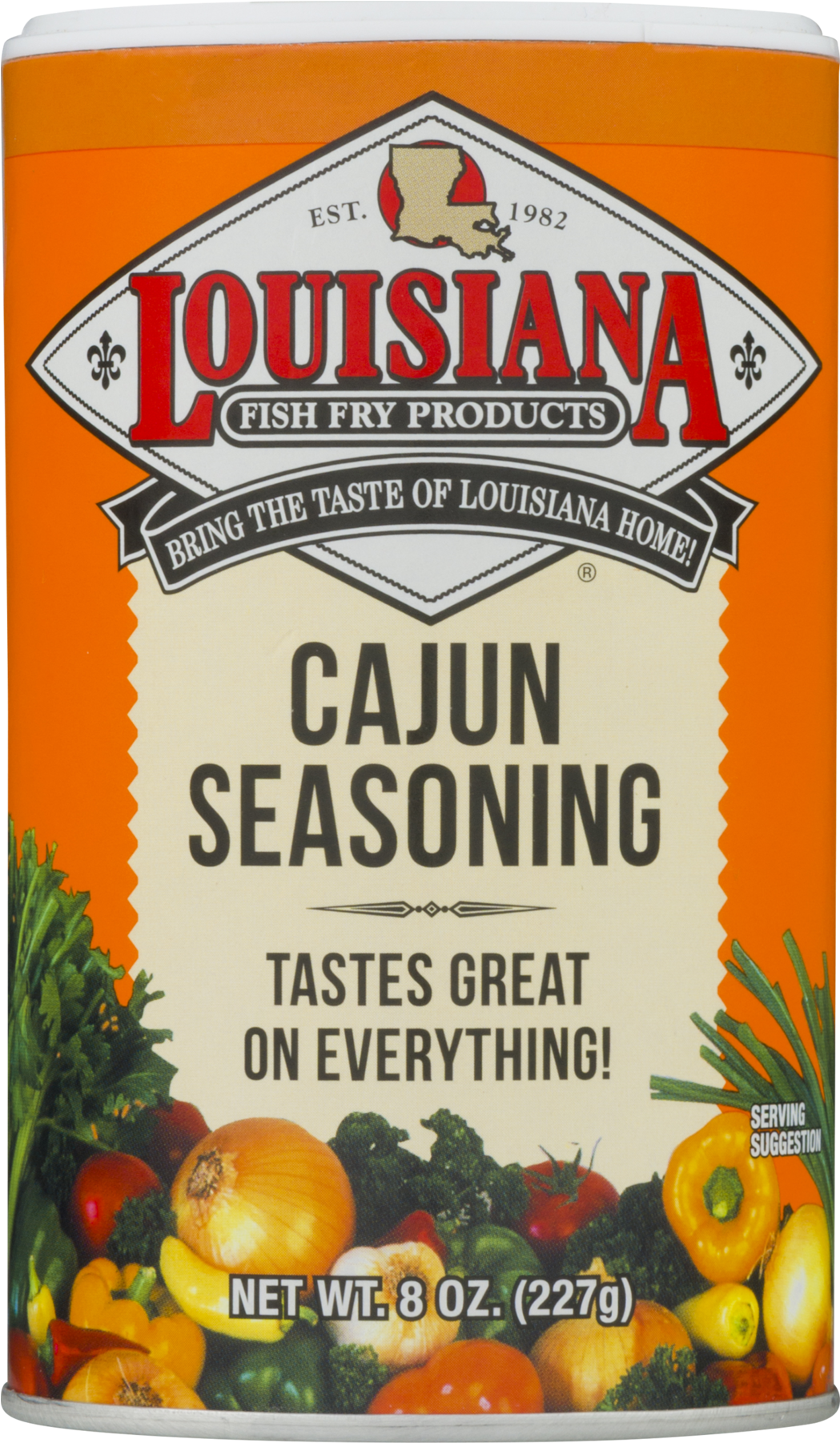 Louisiana Fish Fry Cajun Seasoning, - Louisiana Cajun Seasoning - 8 Oz Can (1800x1800), Png Download