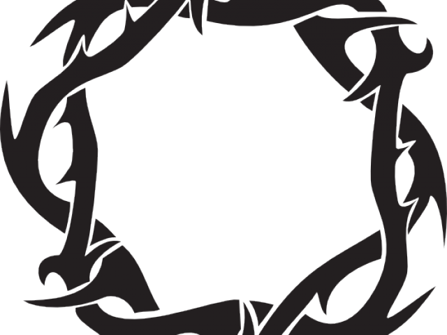 Crown Of Thorns Clipart - Nail Cross Tile Coaster (640x480), Png Download