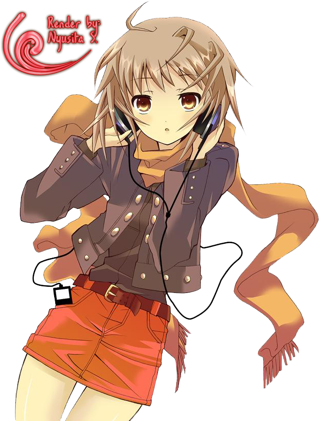 Related Wallpapers - Anime Girls With Headphones 300 X 300 (650x835), Png Download