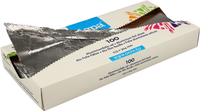 Foil, Aluminum Foil, Aluminum , 304mm, 273mm, 12my, - Folie, Aluminiumfolie, Aluminium, 304mm, 273mm, 12my, (640x640), Png Download