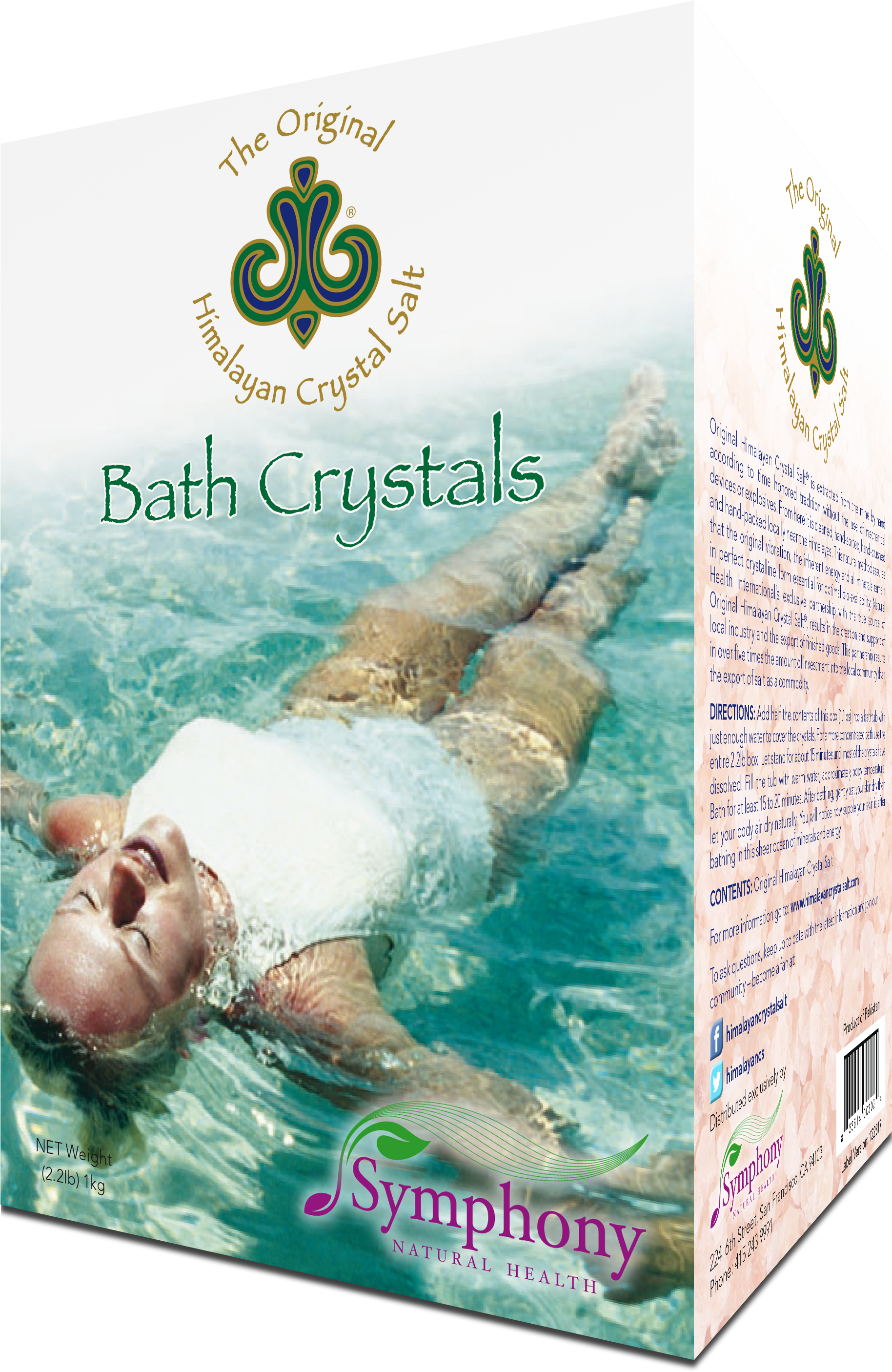 Detoxification - Himalayan Crystal Salt Bath Crystals (2321x3543), Png Download