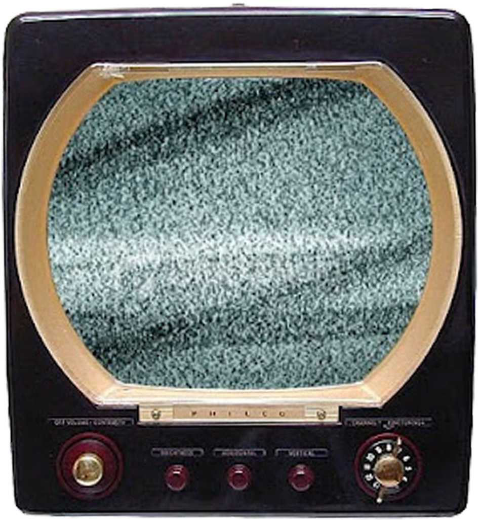 Tv Snow 1 Copy - Two Palms Art Bazaar 'millennial Tv' By Lorenza Isidro (1024x1070), Png Download