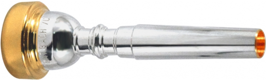 Bach Trumpet Mouthpiece Gold Rim 351 3c - Bach Gold Rim Series Flugelhorn Mouthpiece 1-1/2c (540x676), Png Download