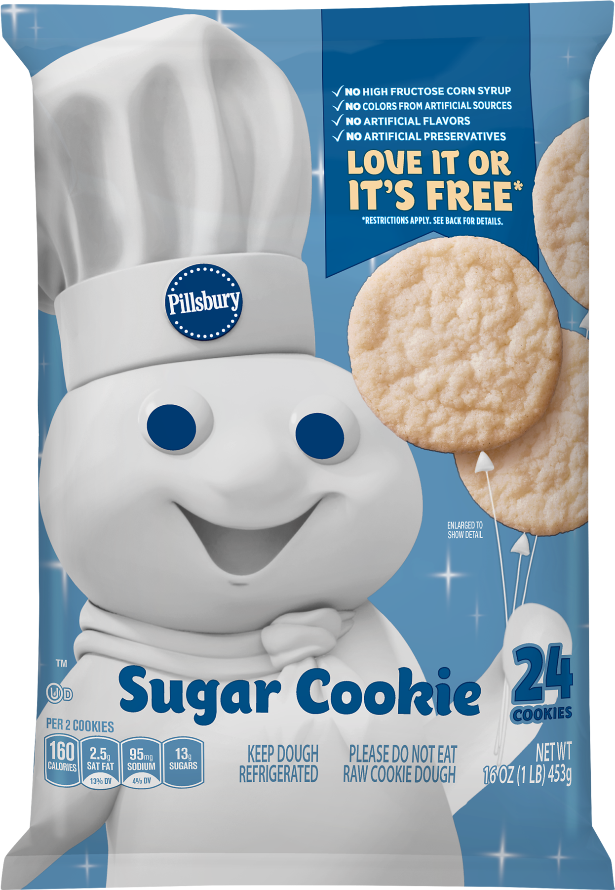 Pillsbury Ready To Bake Sugar Cookies (1800x1800), Png Download