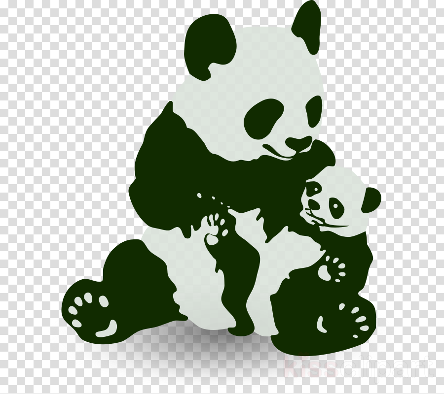 Throw Blanket Clipart Giant Panda T-shirt Bear - Panda Bear Artwork (900x800), Png Download
