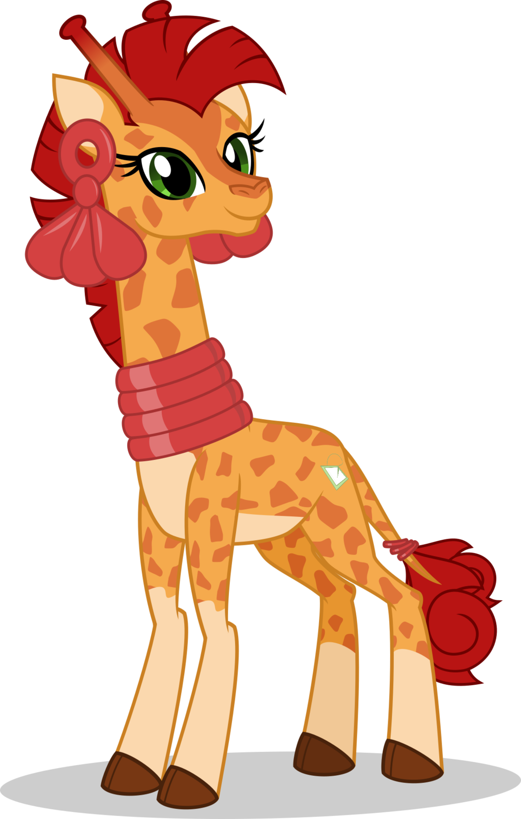 Ear Clipart Giraffe - Mlp Giraffe (1024x1610), Png Download