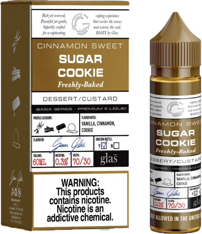 Sugar Cookie Vape Liquid (654x757), Png Download
