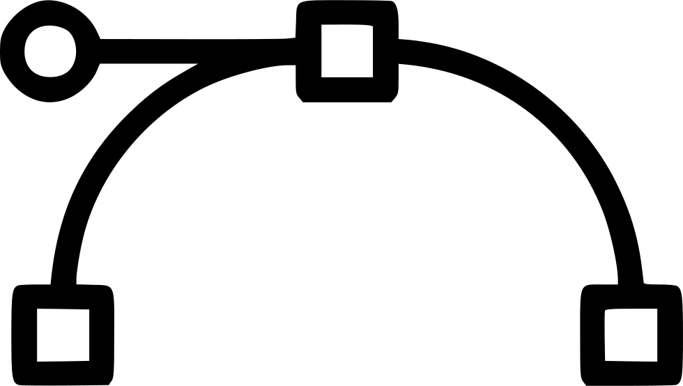 Tool Warp Curve Line Comments - Bezier Png (980x554), Png Download