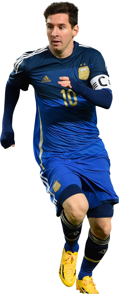 Lionel Messi (385x945), Png Download