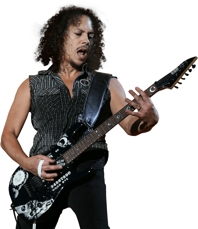 Kirk Hammett Playing - Kirk Hammett (1280x960), Png Download