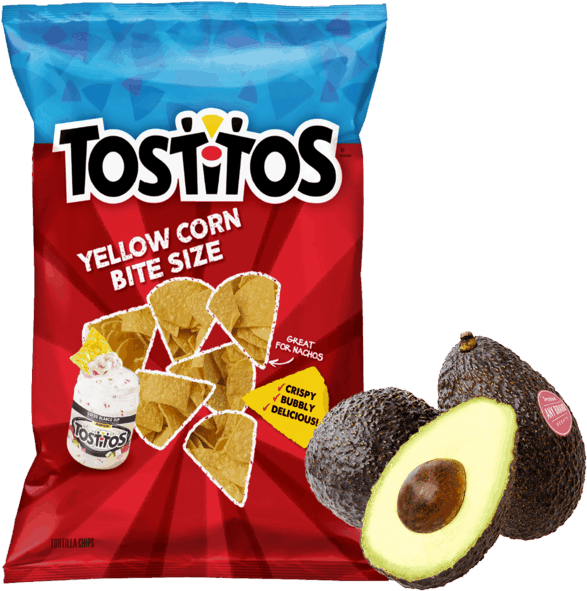 50 For Tostitos® Chips & Avocados - Tostitos Tortilla Chips, Yellow Corn, Homestyle - 12.5 (600x600), Png Download