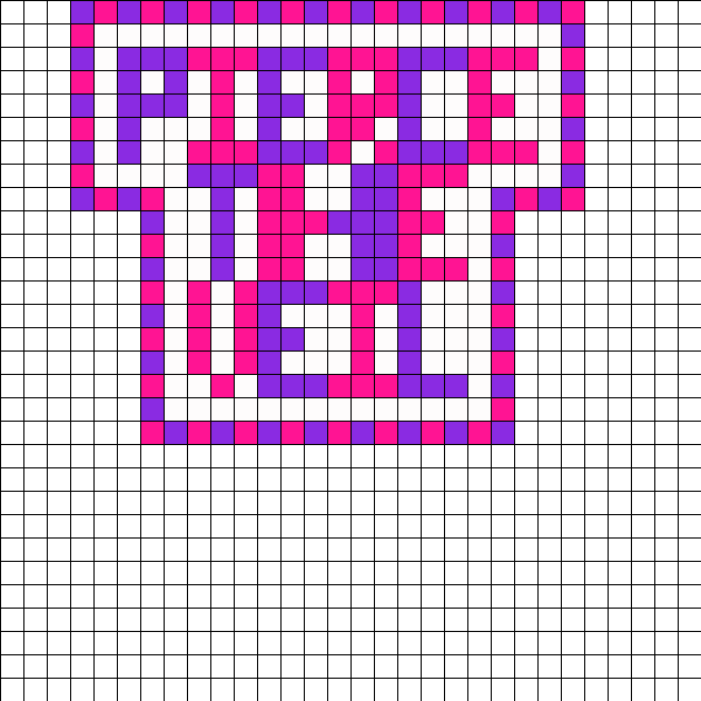 Pierce The Veil Perler Bead Pattern / Bead Sprite - Pierce The Veil Perler Beads (630x630), Png Download