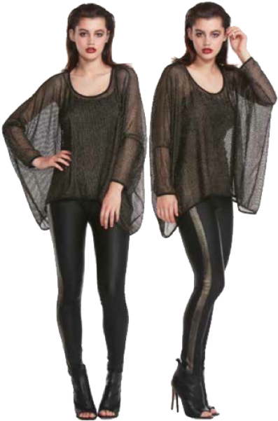 Peyton Gold Strip Pant - Clothing (600x600), Png Download