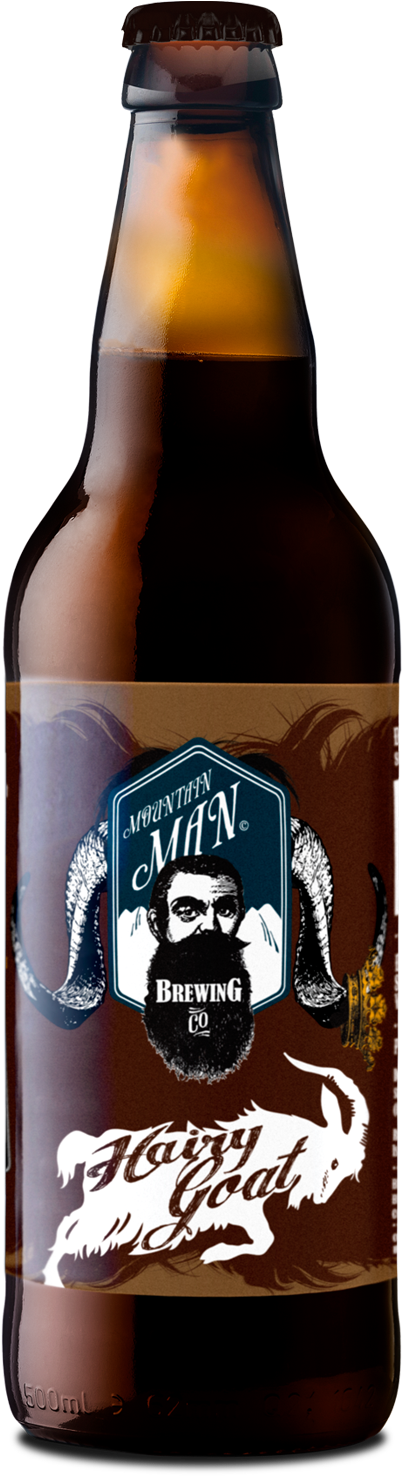 Hairy Goat Bottle1 - Mountain Man Brewing (588x1580), Png Download