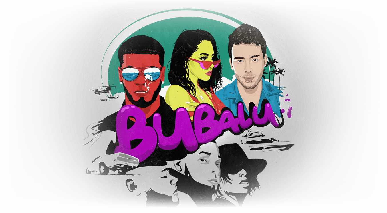 Bubalu - Bubalu Anuel Aa X Prince Royce X Becky Gx Mambo Kingz (1353x745), Png Download