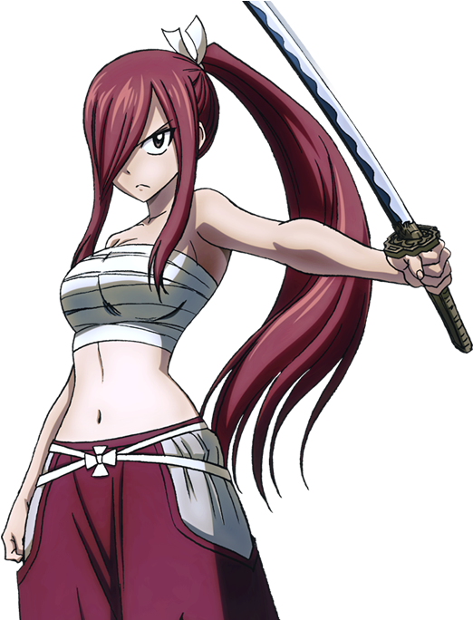 Erza - Erza Fairy Tail Cute (1224x683), Png Download