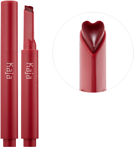 Kaja Heart Melter Lip Gloss Stick In “too Hot” - Lip Gloss (585x585), Png Download