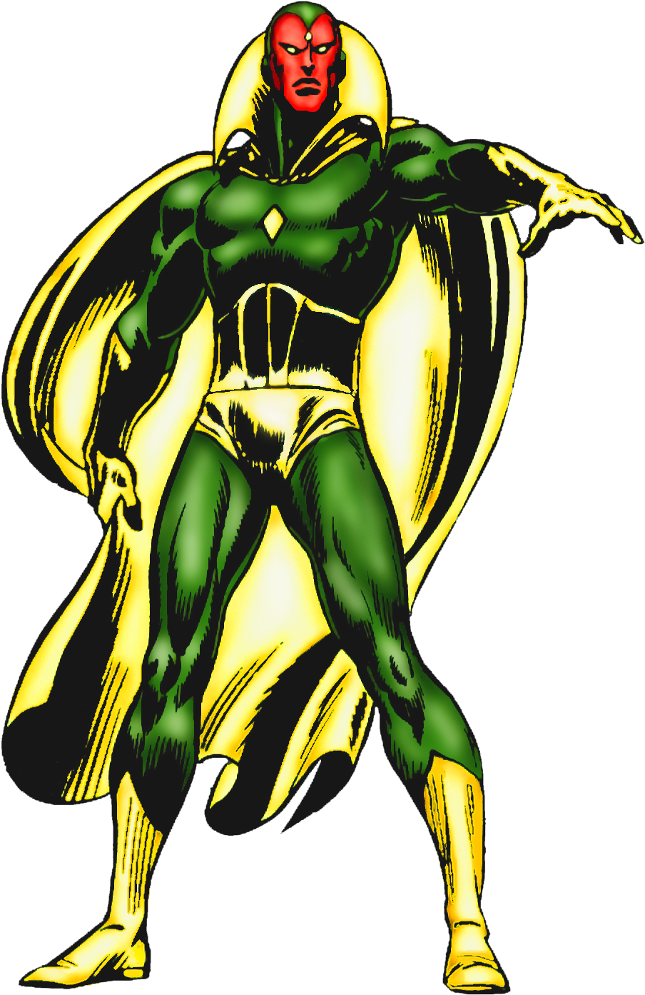 Download Vision Del Official Handbook Of The Marvel Universe Red