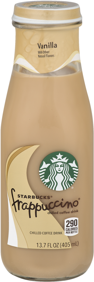 Starbucks Vanilla Frappuccino Chilled Coffee Drink, - Vanilla Frappuccino Starbucks Bottle (1000x1000), Png Download