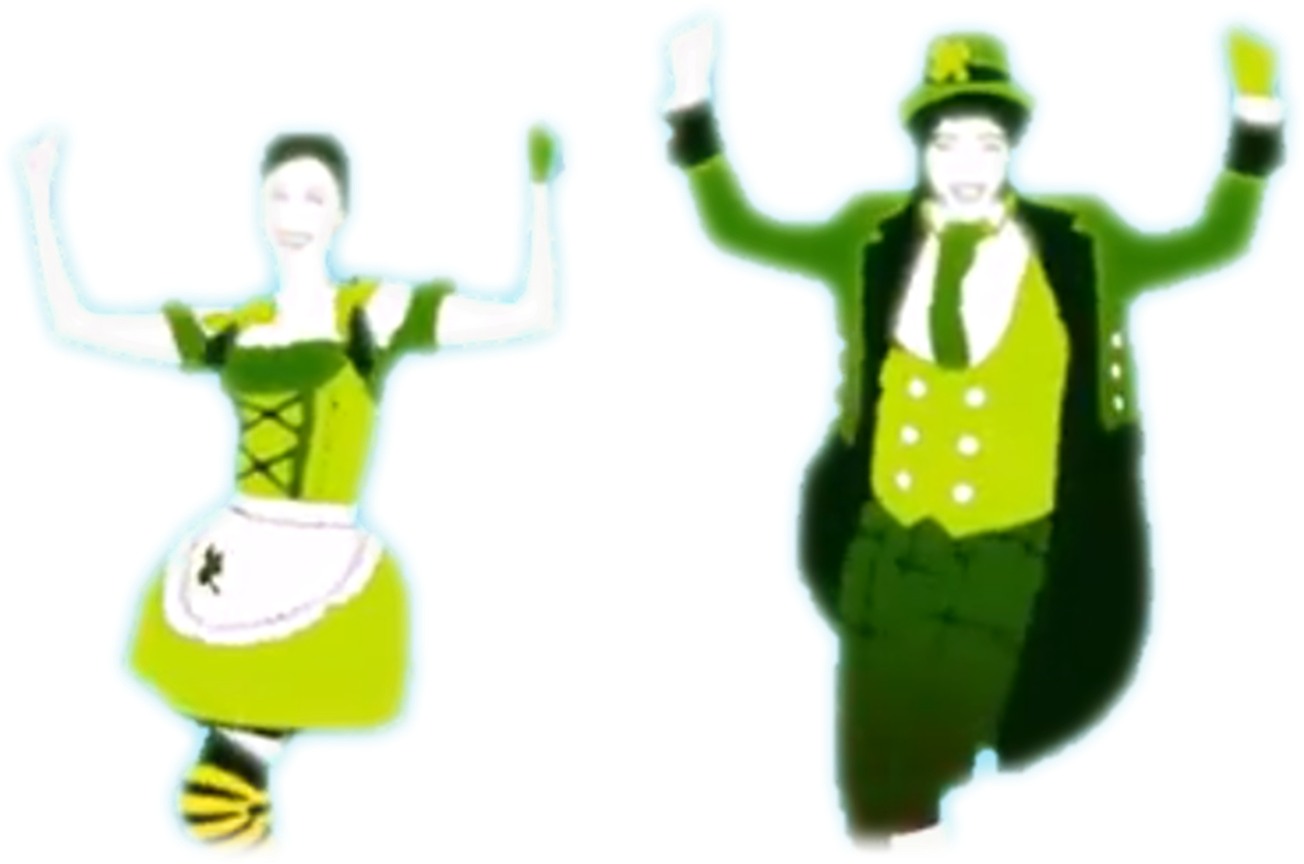 Come On Half Dancers - Cartoon (1572x947), Png Download