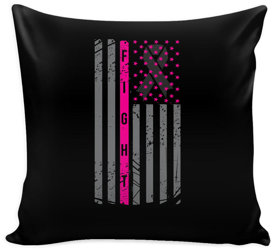 Vintage Usa Flag Fight V2 Cool Awesome Unique Breast - Throw Pillow (1024x1024), Png Download