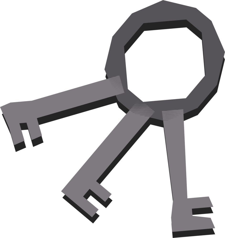 House Keys Are An Item Found In The Heist Minigame (943x1000), Png Download