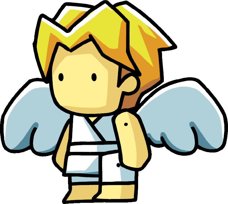 Angel - Scribblenauts God (771x689), Png Download