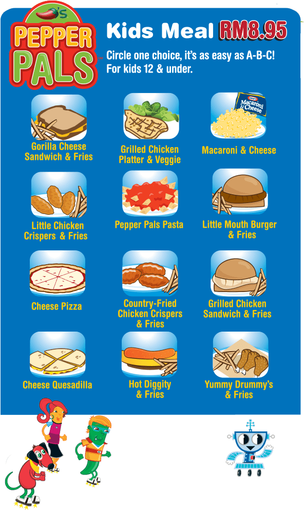 Download Kids Menu Food Img Chili S Restaurant Kids Menu Full